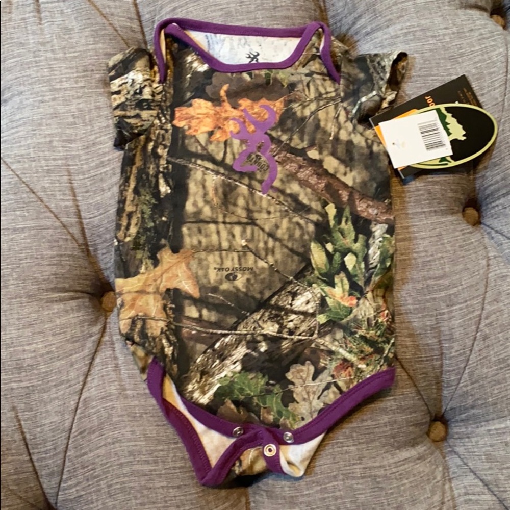 NWT Browning Camo Onesie